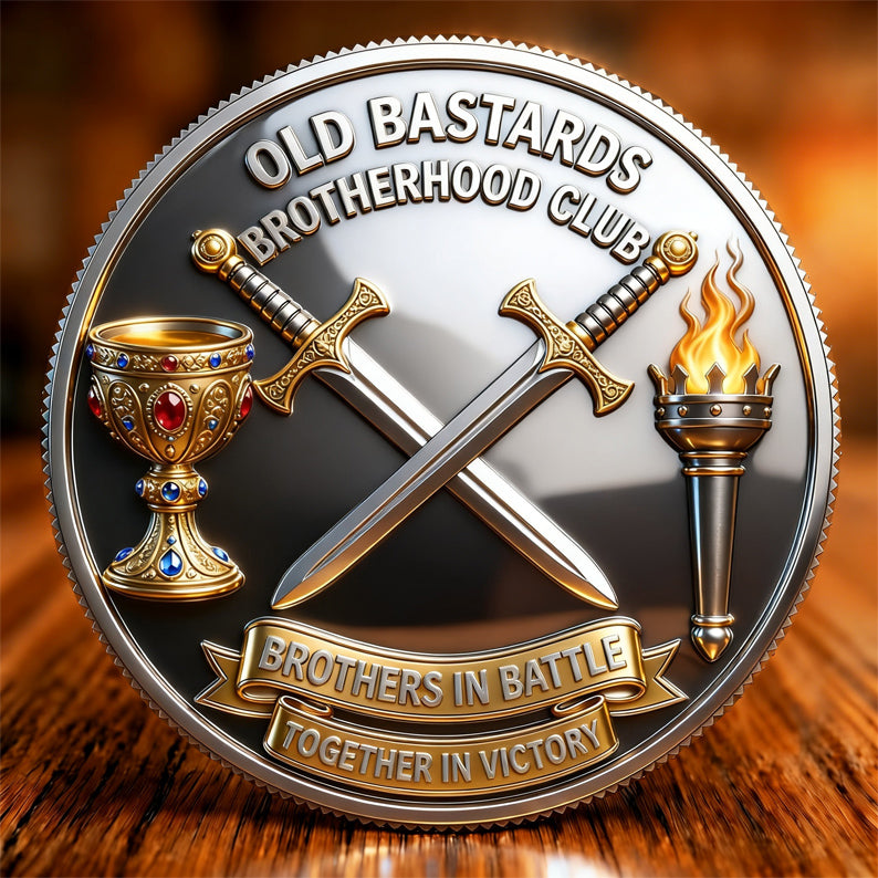 ⚔️Last Day 60% OFF - Crusader Brotherhood Challenge Coin