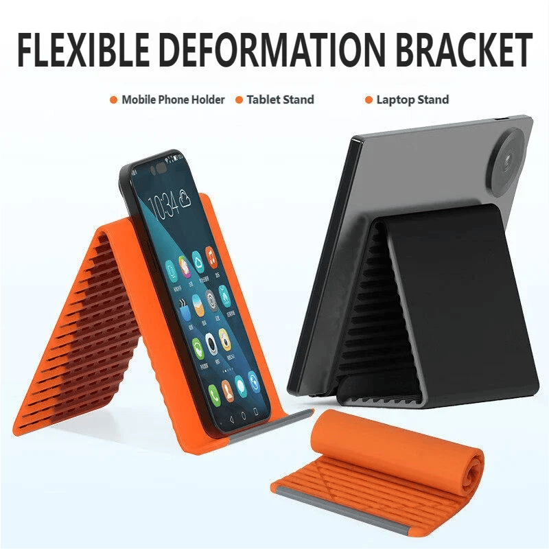 Flexible Silicone Aluminum Phone holder stand