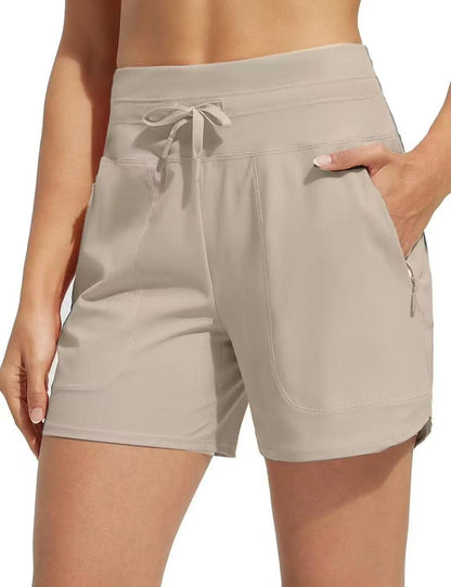 🌞Hot Sale 50% OFF🩳Women's 5" Swim Board Shorts High Waisted Quick Dry Swimming Bottoms