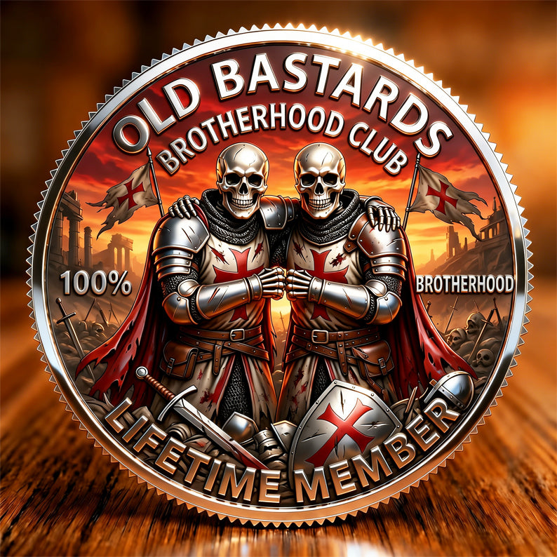 ⚔️Last Day 60% OFF - Crusader Brotherhood Challenge Coin