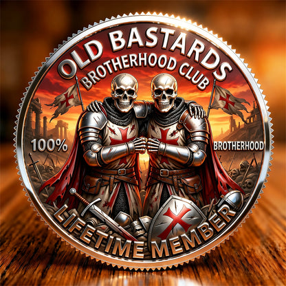 ⚔️Last Day 60% OFF - Crusader Brotherhood Challenge Coin
