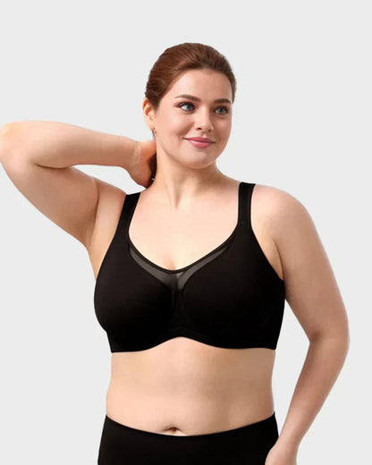 🏆 Last Day Special Price £10.99 ! 💐Women's Elegant Sheer Full Coverage Plus Size Bra