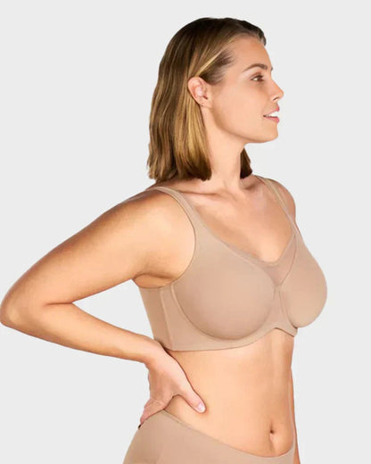 🏆 Last Day Special Price £10.99 ! 💐Women's Elegant Sheer Full Coverage Plus Size Bra