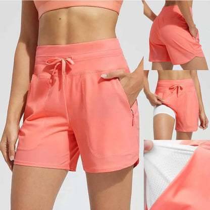 🌞Hot Sale 50% OFF🩳Women's 5" Swim Board Shorts High Waisted Quick Dry Swimming Bottoms
