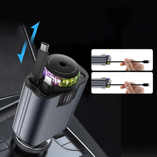 🔋Limited Time Promotion 50% OFF⚡5-in-1 Charger & Aroma Diffuser & Starlight Ceiling
