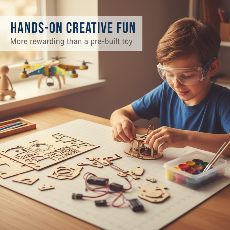 ✈️ 50% OFF! DIY Wooden Drone Construction Kit for Children – Altitude Hold, Stable Remote Control & Enhanced Safety! 🎁🚁