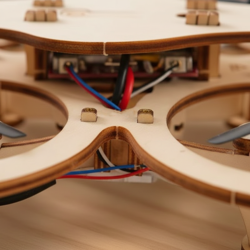 ✈️ 50% OFF! DIY Wooden Drone Construction Kit for Children – Altitude Hold, Stable Remote Control & Enhanced Safety! 🎁🚁